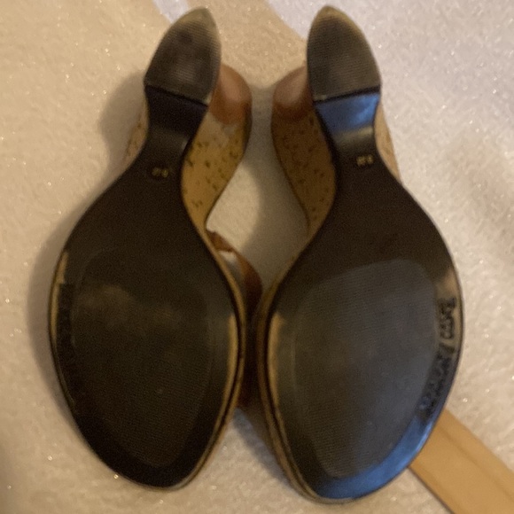 Enzo Angiolini Brown Wedges/Sandals Size 8.5 - Picture 6 of 9